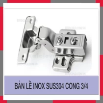 Bản Lề Cong 3/4 Inox 304 EuroGold WP03