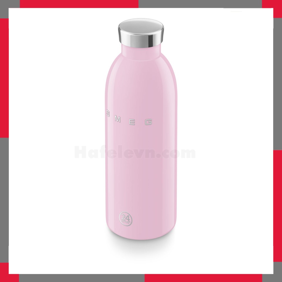 Bình giữ nhiệt SMEG Clima 500ml - Màu hồng