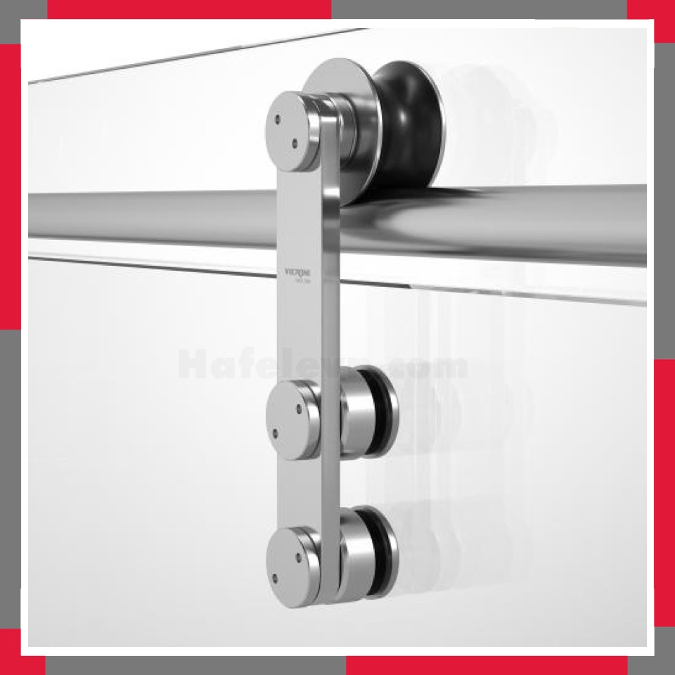 Bộ bánh xe kẹp kính VICKINI 62001.001 OBP