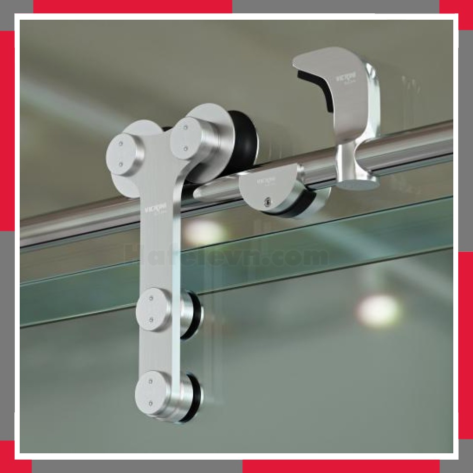 Bộ bánh xe kẹp kính VICKINI 62004.001 OBP
