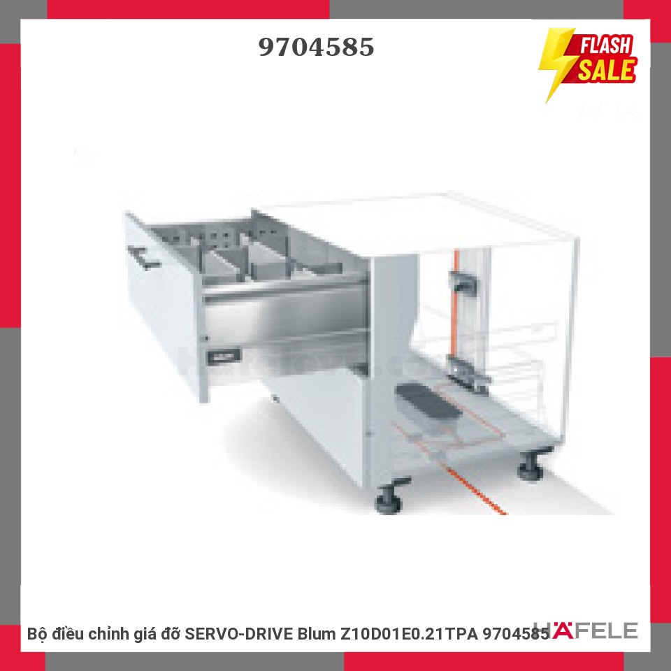 Bộ điều chỉnh giá đỡ SERVO-DRIVE Blum Z10D01E0.21TPA 9704585