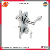 Bộ Khóa Tay Nắm Nắp Chụp Hafele 499.63.802