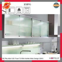 Bộ Phụ Kiện Cửa Trượt Tủ Kính Hafele Slido Design 25IFG