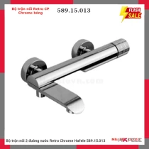 Bộ trộn nổi 2 đường nước Retro Chrome Hafele 589.15.013