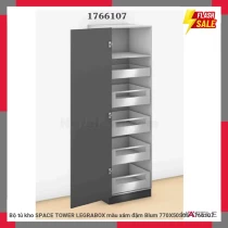 Bộ tủ kho SPACE TOWER LEGRABOX màu xám đậm Blum 770X50S0S 1766107