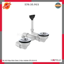 Bộ Xả Chậu Rửa Chén 2 Hộc Hafele 570.35.915