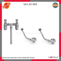 Bộ Xả Cho Chậu Rửa 2 Hộc Hafele 567.25.923