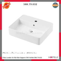 Chậu Lavabo Sứ Đặt Bàn Sapporo 500 Hafele 588.79.032