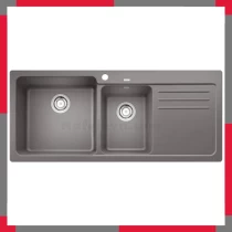 Chậu Rửa Bát NAYA 8S Alumetalic Blanco - Granite Silgranit Chống Xước