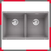 Chậu Rửa Bát Blanco SUBLINE 350/350-U Alu Metallic - Đá Nhân Tạo Cao Cấp