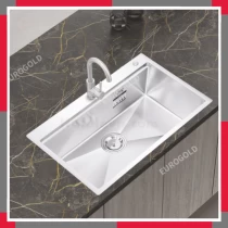 Chậu Rửa Bát Chống Xước Inox 304 EuroGold EUC18050GA