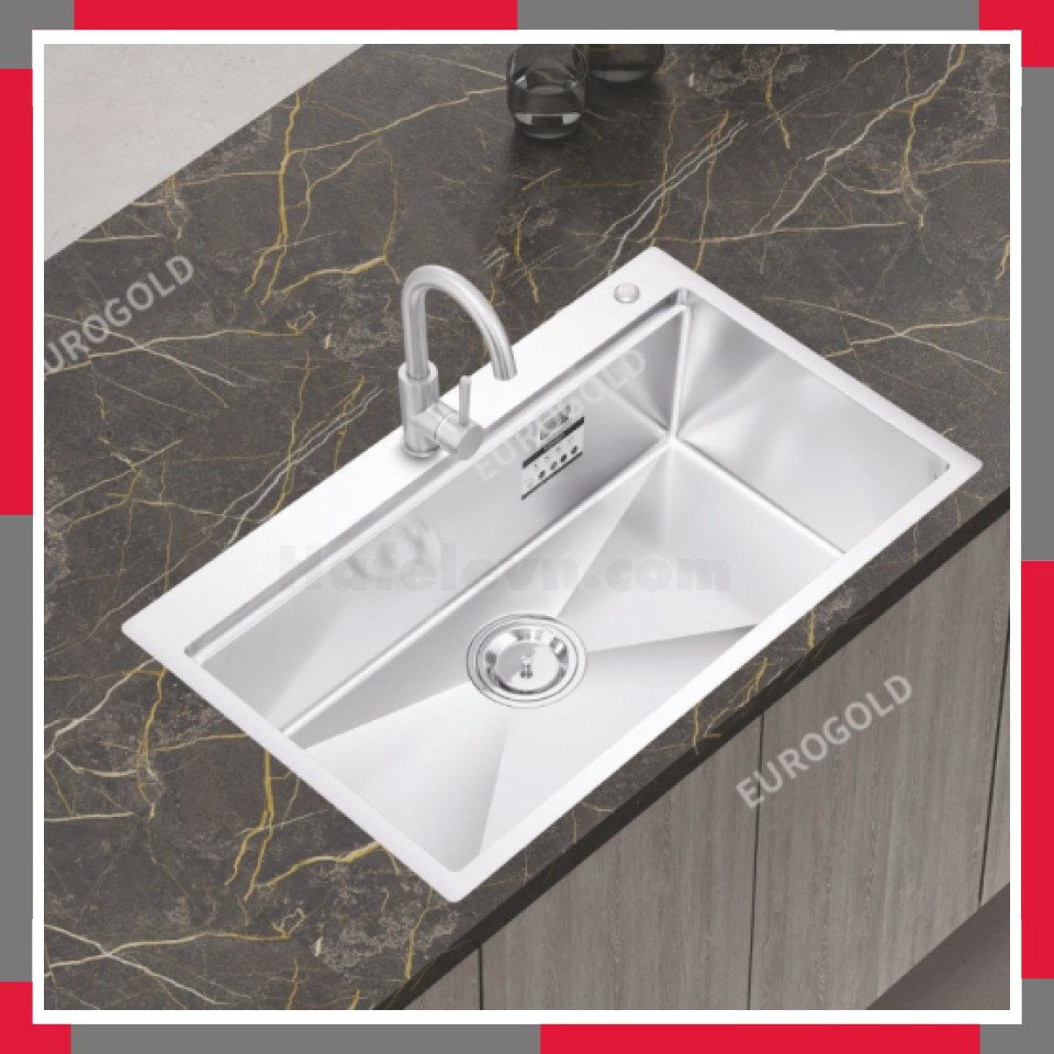 Chậu Rửa Bát Chống Xước Inox 304 EuroGold EUC18050GA