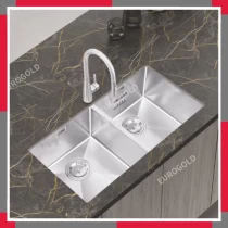 Chậu Rửa Bát Chống Xước Inox 304 EuroGold EUC28746EB