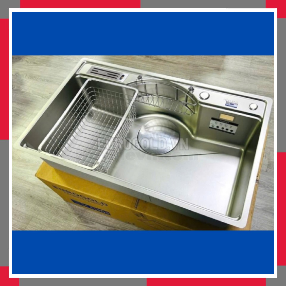 Chậu Rửa Bát Inox 304 EuroGold EUD37848