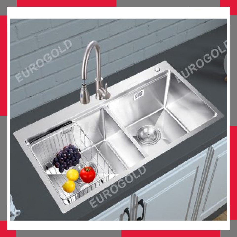 Chậu Rửa Bát Inox 304 EuroGold EUS88850