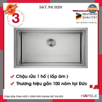 Chậu Rửa Chén HS21-SSN1S90 Hafele 567.94.020