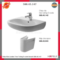 Chậu Rửa Lavabo Treo Tường D-code Duravit 588.45.147