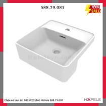 Chậu sứ bán âm 500x420x165 Hafele 588.79.081
