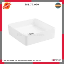 Chậu Sứ Lavabo Đặt Bàn Sapporo Hafele 588.79.070