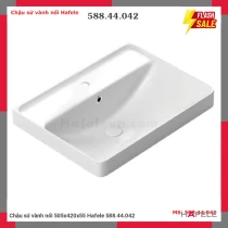 Chậu sứ vành nổi 505x420x55 Hafele 588.44.042