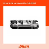 Đế bản lề Clip top màu đen Blum 342.22.065