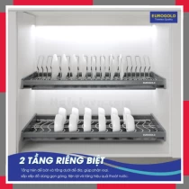 Giá Bát Cố định Inox 304 Nan Oval EuroGold EPV8090