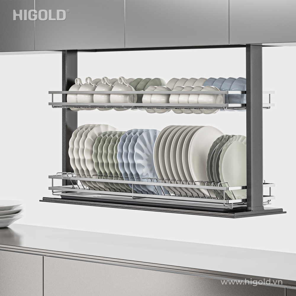 GIÁ BÁT ĐĨA NÂNG HẠ ĐIỆN HIGOLD INOX 304 HiGold 401364