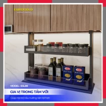 Giá Gia Vị điện Rổ Vách Kính EuroGold ESL8890