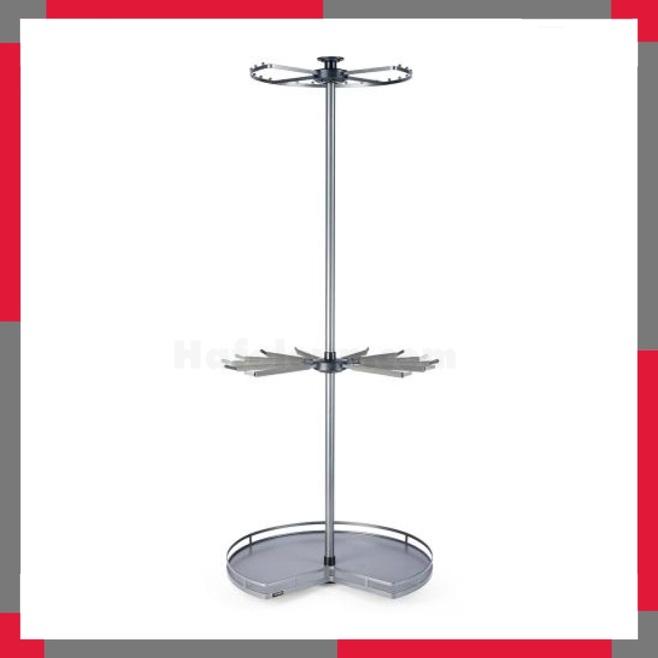 Giá kệ góc treo đồ 3 tầng xoay 360 độ VICKINI 18209.800 GRPR
