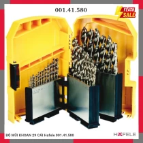 BỘ MŨI KHOAN 29 CÁI Hafele 001.41.580