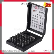 BỘ ĐẦU TUỐC NƠ VÍT 30 CÁI =KL Hafele 006.40.260
