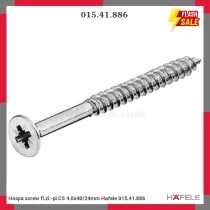 Hospa screw fl.zi.-pl.CS 4.0x40/24mm Hafele 015.41.886