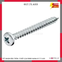 VÍT NHỌN ĐẦU TRÒN =THÉP 3,5x15MM Hafele 017.71.633