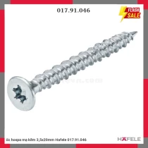 ốc hospa mạ kẽm 3,5x20mm Hafele 017.91.046