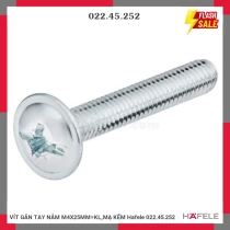 VÍT GẮN TAY NẮM M4X25MM=KL,MẠ KẼM Hafele 022.45.252