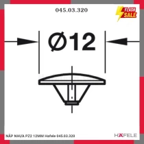 NẮP NHỰA PZ2 12MM Hafele 045.03.320