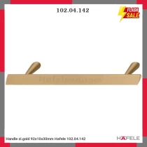 Handle zi.gold 92x10x30mm Hafele 102.04.142