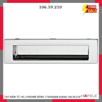 TAY NẮM TỦ =KL CHROME BÓNG 174X46MM Hafele 106.59.210