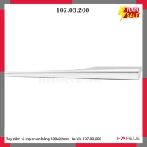 Tay nắm tủ mạ crom bóng 130x22mm Hafele 107.03.200