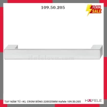 TAY NẮM TỦ =KL CROM BÓNG 228X25MM Hafele 109.50.205