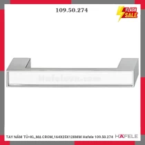 TAY NẮM TỦ=KL,MẠ CROM,164X25X128MM Hafele 109.50.274