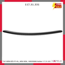 TAY NẮM KÉO FF=KL, MÀU ĐEN, 148X30MM Hafele 117.31.331