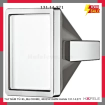 TAY NẮM TỦ=KL,MẠ CROME, 40X29X16MM Hafele 131.14.271