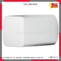 TAY NẮM TỦ = KL, MẠ BẠC, 15X24MM Hafele 131.98.910