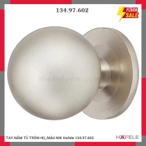 TAY NẮM TỦ TRÒN=KL,MÀU NIK Hafele 134.97.602