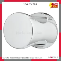 TAY NẮM TỦ CHROME MỜ 20X25MM Hafele 136.05.209