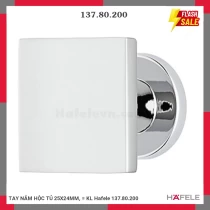 TAY NẮM HỘC TỦ 25X24MM, = KL Hafele 137.80.200