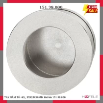 TAY NẮM TỦ =KL, 35X25X10MM Hafele 151.38.000