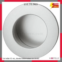 TAY NẮM TỦ =KL, 50x40x10MM Hafele 151.75.903