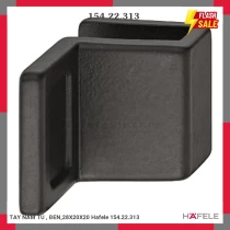 TAY NẮM TỦ , ĐEN,28X20X20 Hafele 154.22.313
